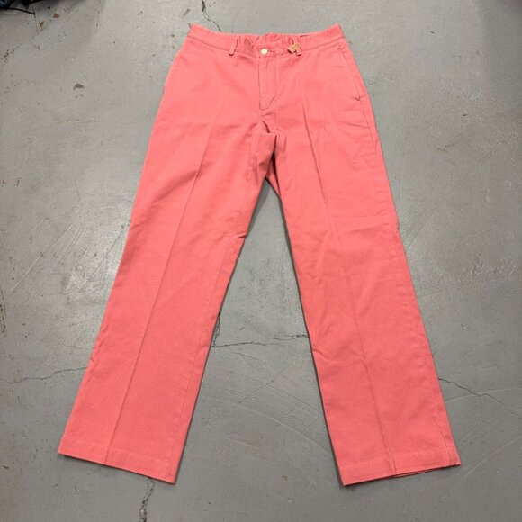 Vineyard Vines Salmon Pink Khaki Golf‎ Pants Men’s 30 X 29 - Picture 3 of 7